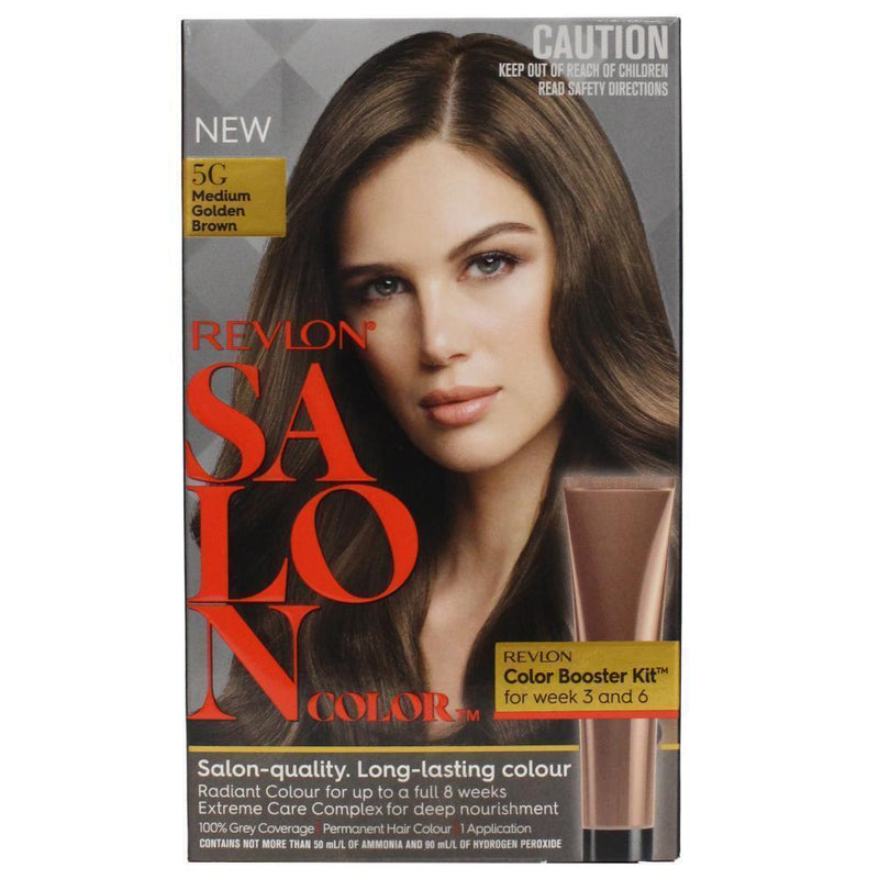 Load image into Gallery viewer, REVLON SALON HAIR COLOR 5G MEDIUM GOLDEN BROWN-1
