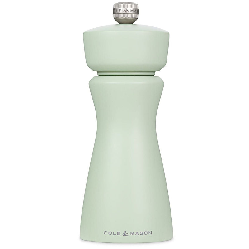 Load image into Gallery viewer, Cole & Mason Kenton Salt & Pepper Mill 15cm Rubberwood Ceramic Grinder - Sage-1
