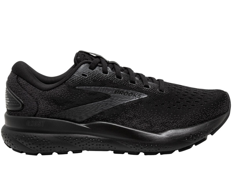 Load image into Gallery viewer, Womens Brooks Ghost 16 Running Shoes (D Wide) in Black/Black/Ebony – Size 11