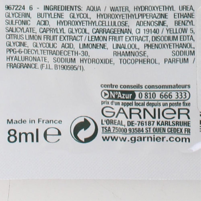 Load image into Gallery viewer, GARNIER 8mL SKINACTIVE JUICY PEEL MASK LEMON & SMOOTHING ACTIVE-2