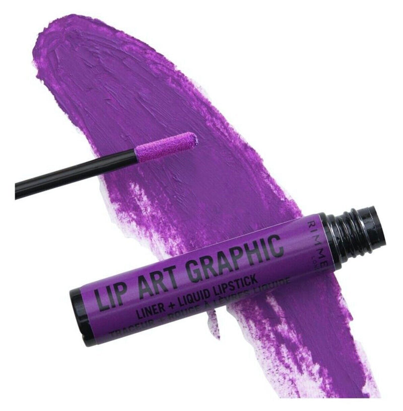 Load image into Gallery viewer, Rimmel 2-in-1 London Lip Art Graphic Liner + Liquid Lipstick - 875 Master Piece-3