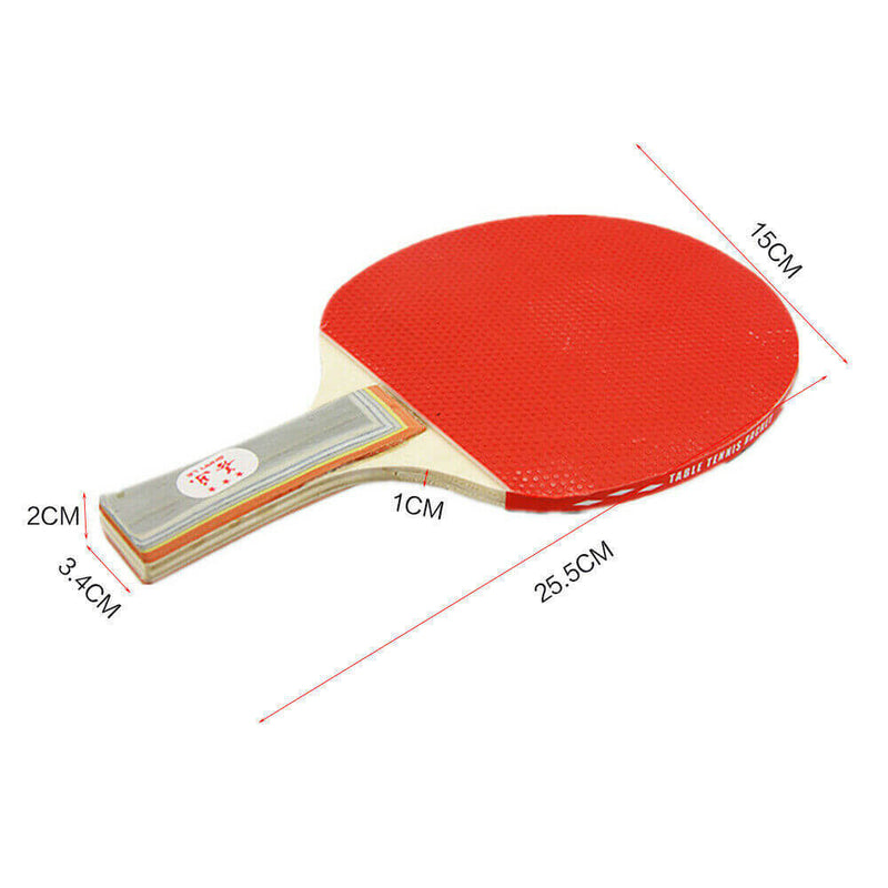 Load image into Gallery viewer, 2 Players Table Tennis Set 2 Rackets Bats with 3 Ping Pong Balls Home Sports-4