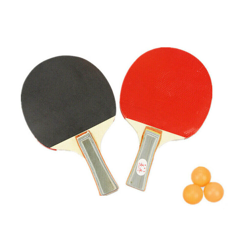 Load image into Gallery viewer, 2 Players Table Tennis Set 2 Rackets Bats with 3 Ping Pong Balls Home Sports-1