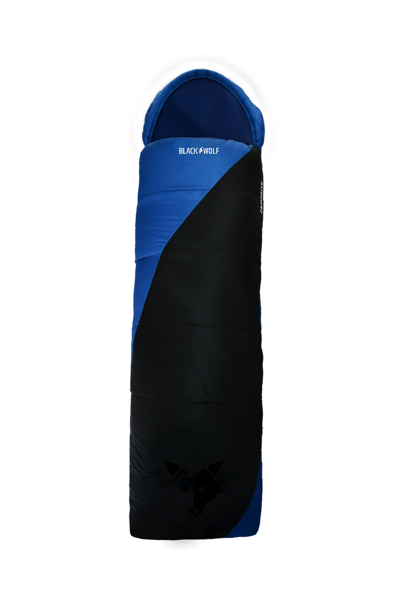 Load image into Gallery viewer, Campsite Summer +5 Sleeping Bag for Camping and Hiking in Marine Blue-0