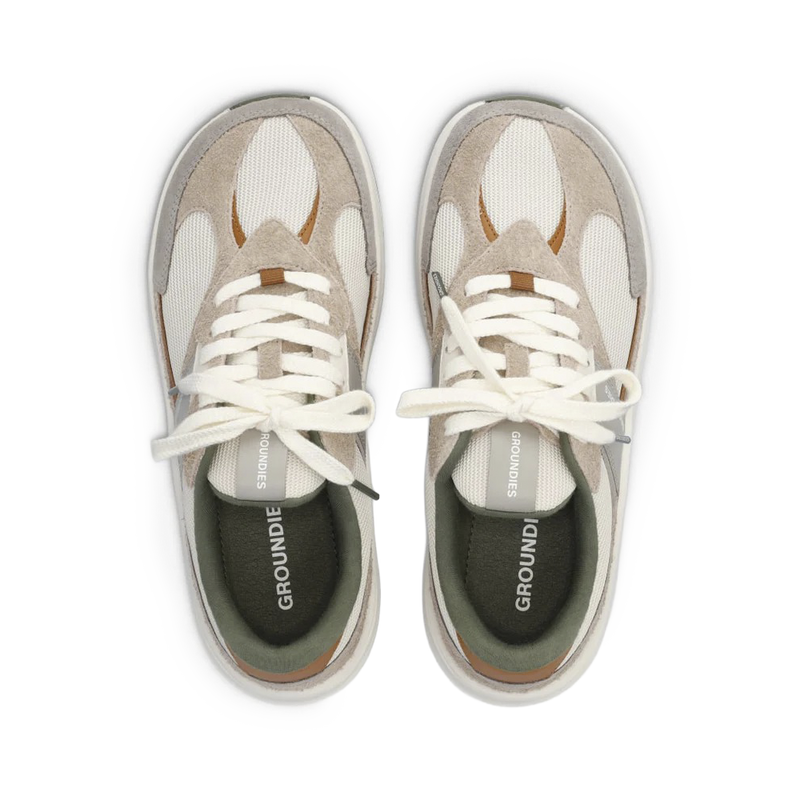 Load image into Gallery viewer, Groundies Starlite 2.0 Men's Barefoot Sneakers – Beige/Caramel