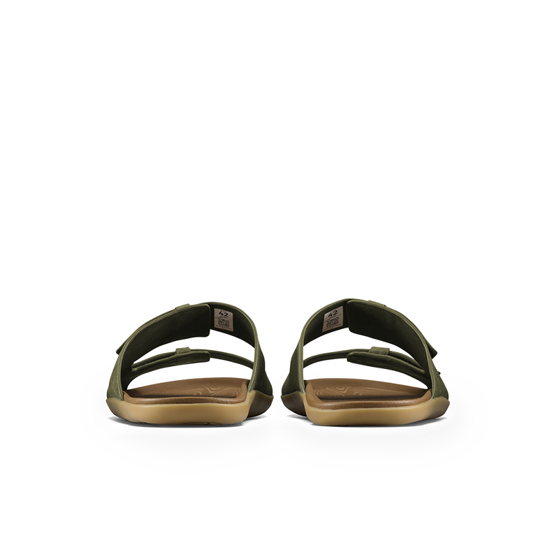 Load image into Gallery viewer, Vivobarefoot Sensus Yin Slide Mens Dark Olive-4