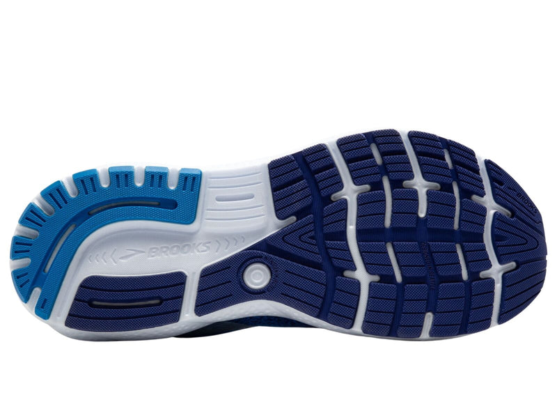 Load image into Gallery viewer, Mens Brooks Ghost 16 Running Shoes in Electric Blue/Navy/Lemon – Size 12