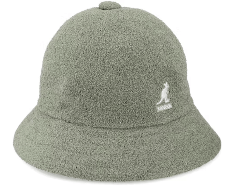 Load image into Gallery viewer, Kangol Wool Casual Unisex Bucket Hat Warm Winter Autumn Cap - Oil Green