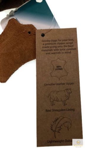Load image into Gallery viewer, Grosby Womens Button UGG Boots Sheepskin Water Resistant Ankle Shoes Slippers - Chestnut-4