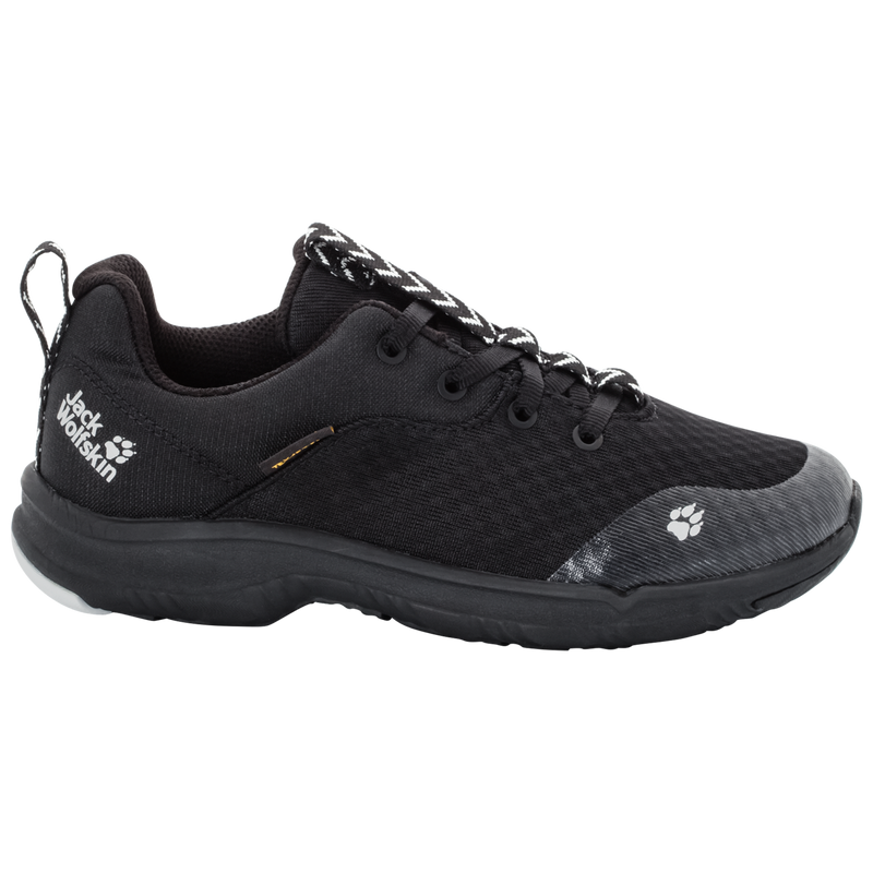 Load image into Gallery viewer, Jack Wolfskin Girls Phoenix Texapore Low Shoes Hiking Trekking - Black - Black-2