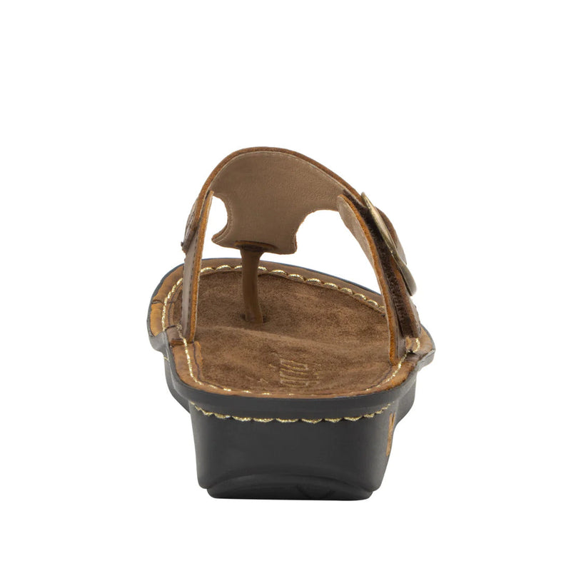 Load image into Gallery viewer, Alegria Vella Comfort Womens Sandals Slip On Ladies Shoes - Oiled Brown