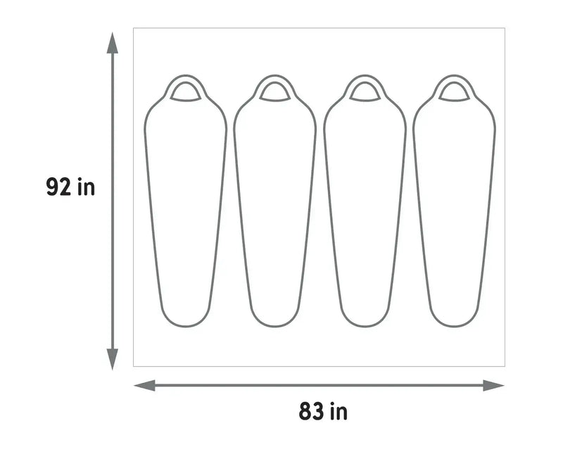 Load image into Gallery viewer, KELTY Wireless 4 Footprint Floor Tarp Mat Picnic Portable-3