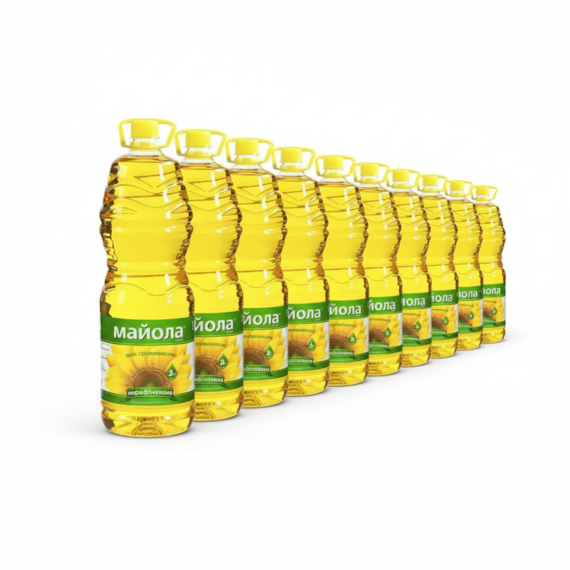 Load image into Gallery viewer, 15x Majola 1L Sunflower Oil Unrefined Cold Pressed Non-GMO Ukrainian Cooking Oil (15L Total)-0
