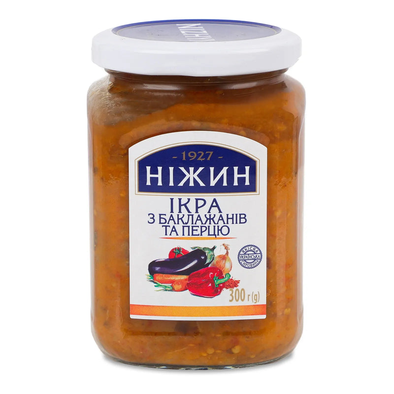 Load image into Gallery viewer, 300g Ukrainian Relish of Roasted Eggplants & Pepper Spread "Moroccan Paste" Baklazhany-0