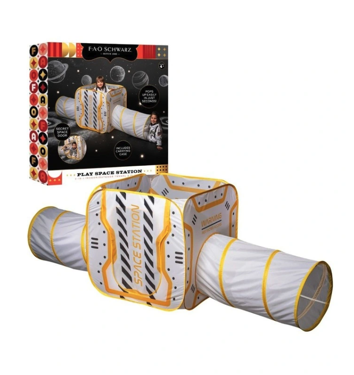 Load image into Gallery viewer, Fao Play Space Station 2 in 1 Indoor / Outdoor Tunnel & Play Tent Playpen-1