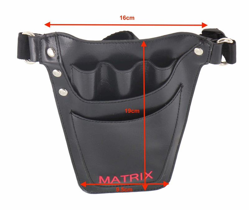 Load image into Gallery viewer, MATRIX Leather Tool Belt Barber Hairdressing Pouch Scissor Waist Pouch Bag-3
