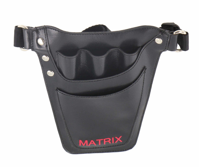 Load image into Gallery viewer, MATRIX Leather Tool Belt Barber Hairdressing Pouch Scissor Waist Pouch Bag-1