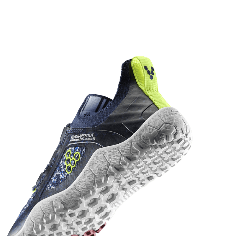 Load image into Gallery viewer, Vivobarefoot Primus Trail Knit FG Kids Barefoot Trail Shoe – Night Sky