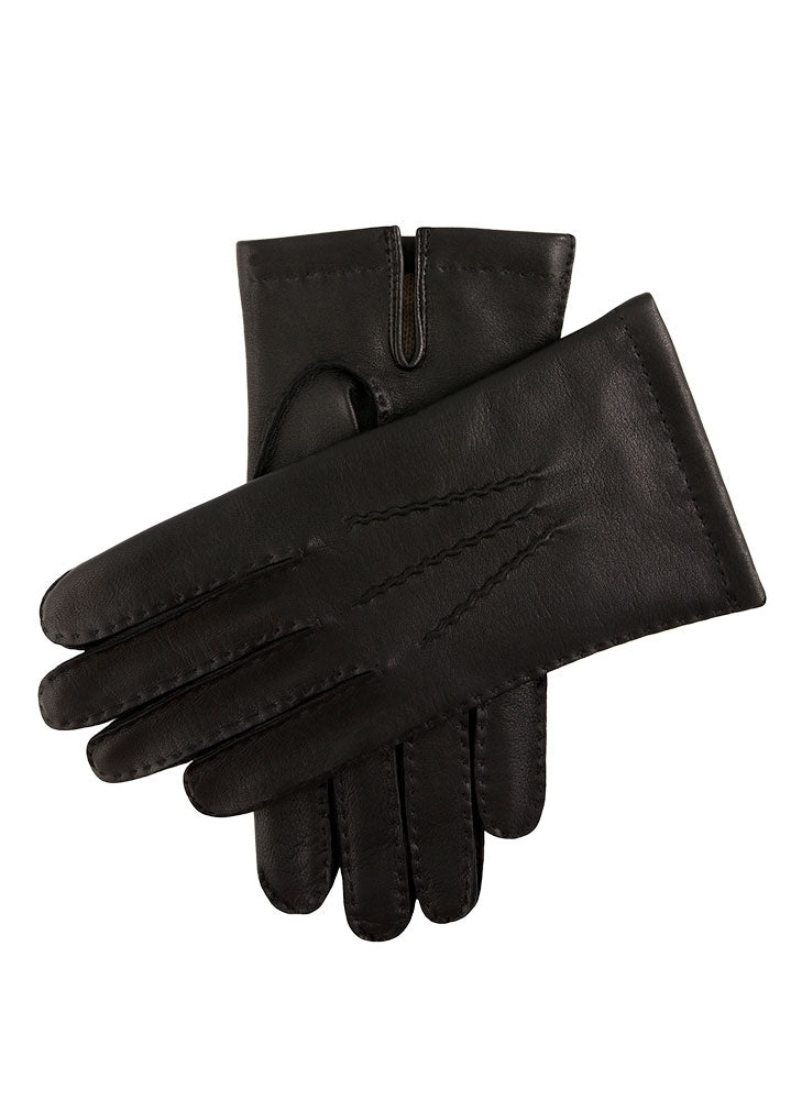 Load image into Gallery viewer, DENTS Mens Chelsea Cashmere Lined Leather Gloves - Black-3
