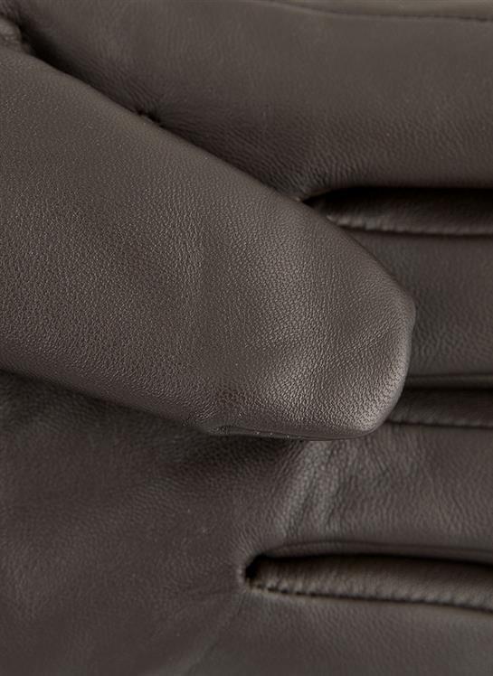 Load image into Gallery viewer, Dents Mens Faux Fur Abraham Moon Dogtooth & Leather Gloves - Brown/Forest/Green-3