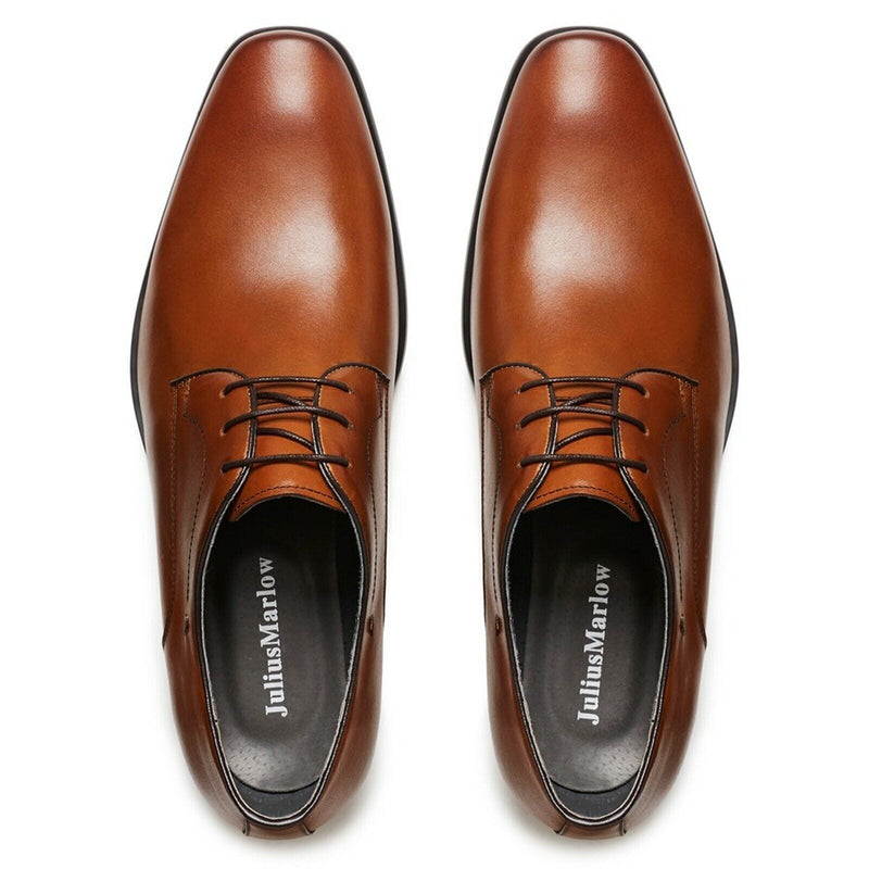 Load image into Gallery viewer, Julius Marlow Mens Keen Derby Work Leather Boots Shoes - Cognac-4