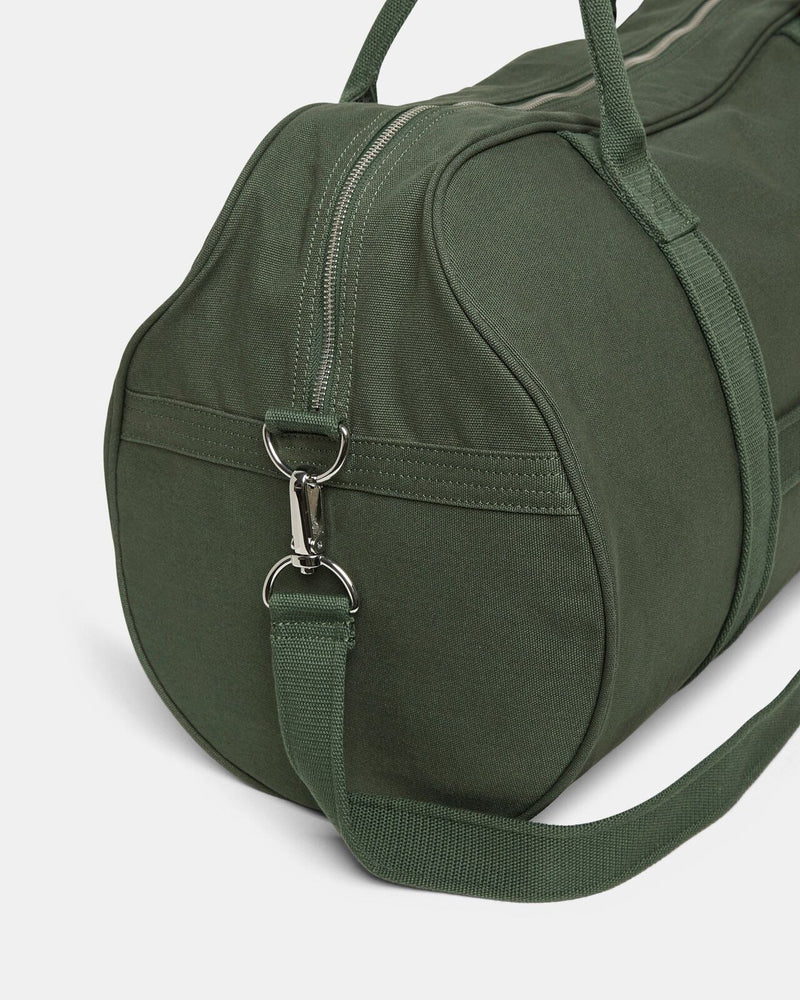Load image into Gallery viewer, Julius Marlow Canvas Duffle Bag in Green-4