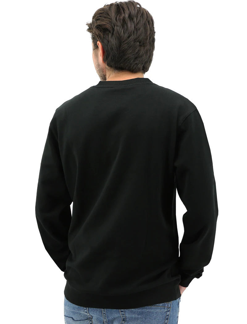 Load image into Gallery viewer, Liverpool FC Mens Crew Jumper Sweatshirt Winter Warm Soccer Football LFC - Black