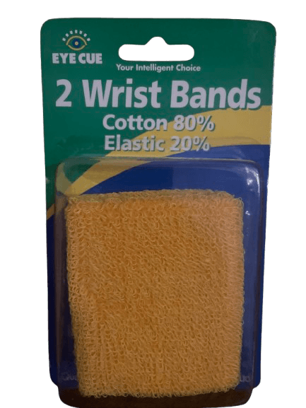 Load image into Gallery viewer, Eyecue Sweat Wrist Bands 2 Pack – Yellow