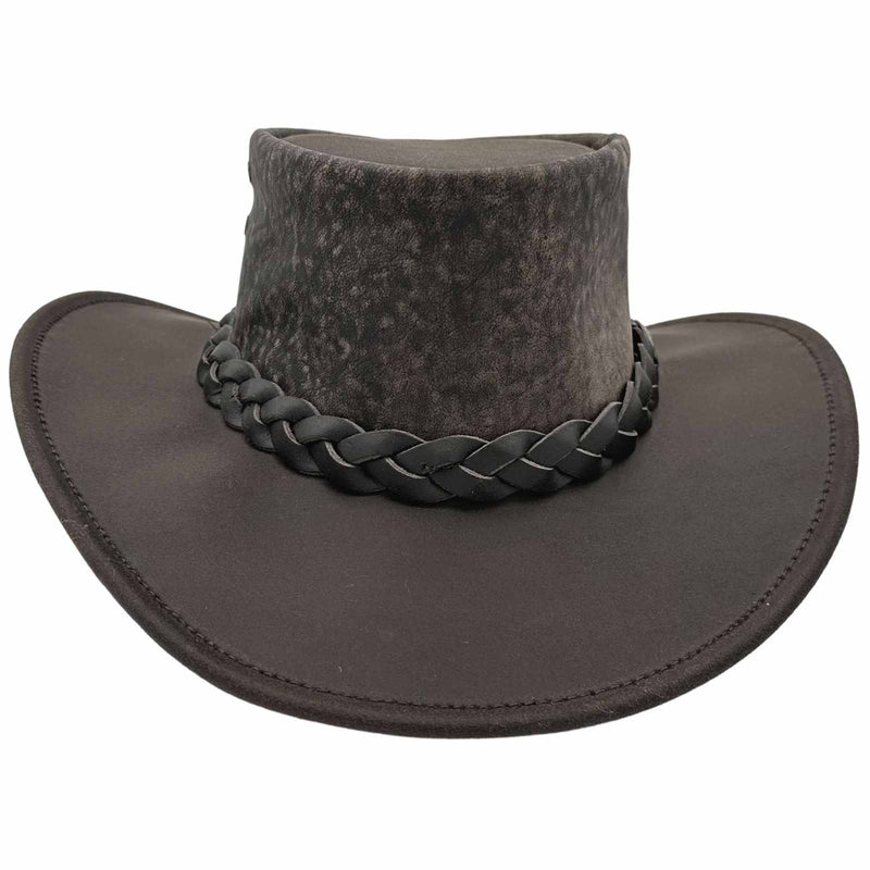 Load image into Gallery viewer, Jacaru 519 Roo Crushy Hat – Kangaroo & Bovine Leather | Crushable