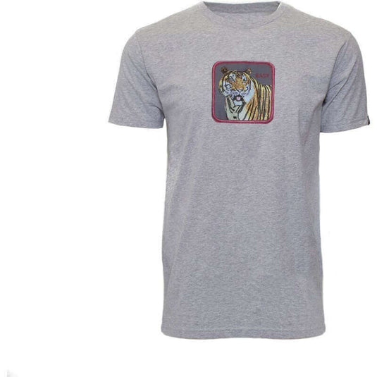 Goorin Bros The Animal Farm T Shirt Tiger - Made in Portugal - Charcoal
