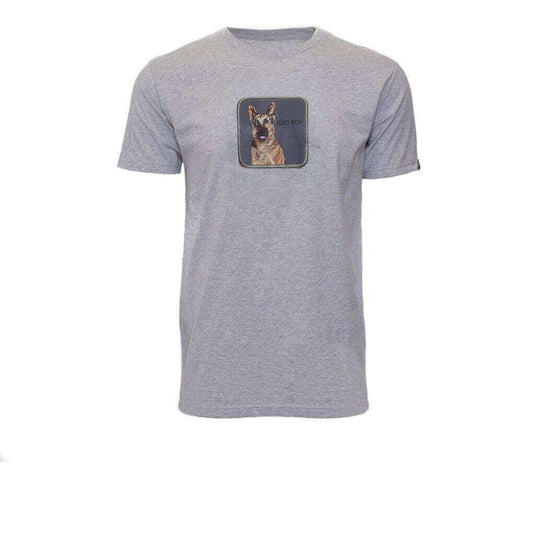 Goorin Bros The Animal Farm T Shirt Dog - Made in Portugal - Charcoal