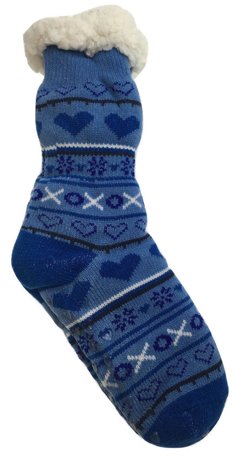 Load image into Gallery viewer, 1 Pair Ladies Thick Fur Bed Socks Womens Soft Work Fluffy Slipper Non Slip