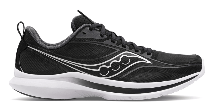 Load image into Gallery viewer, Saucony Mens Kinvara 13 Running Shoes - Black/Silver
