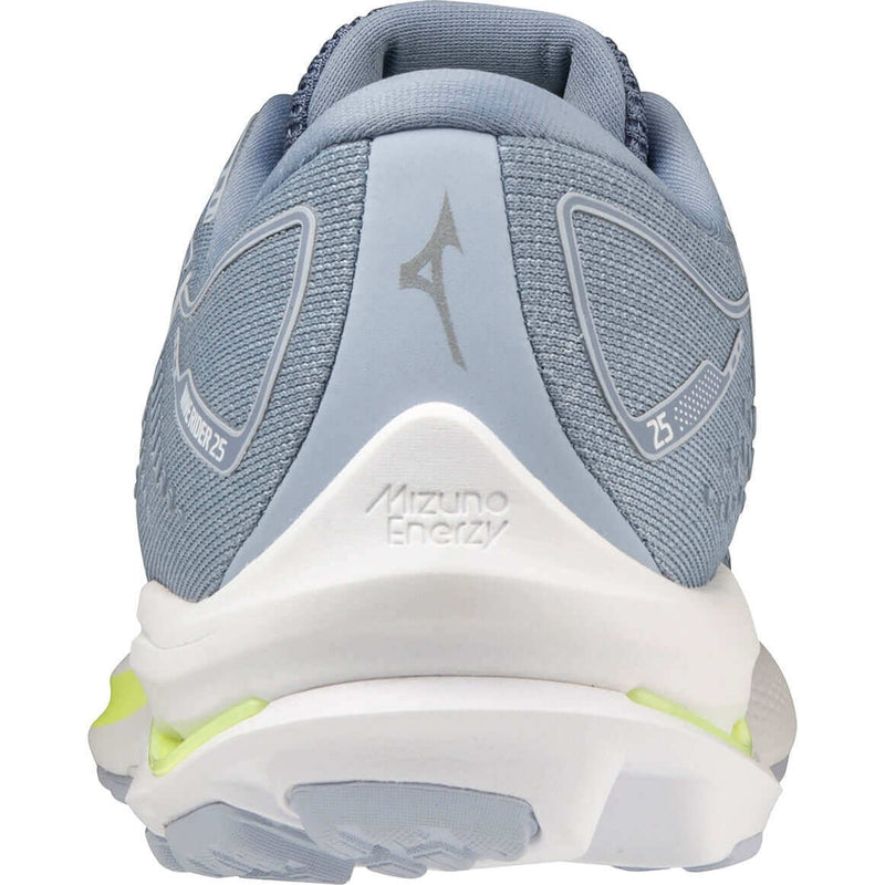 Load image into Gallery viewer, Mizuno Womens Wave Rider 25 Running Shoes - Grey/White
