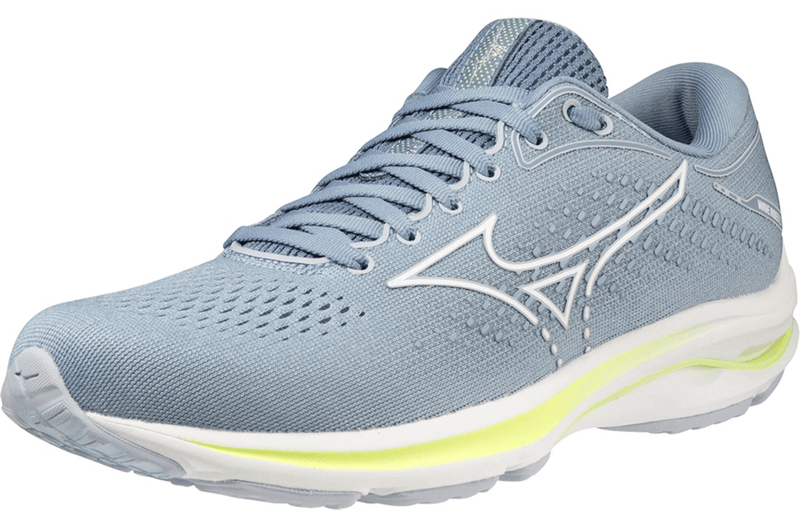 Load image into Gallery viewer, Mizuno Womens Wave Rider 25 Running Shoes - Grey/White
