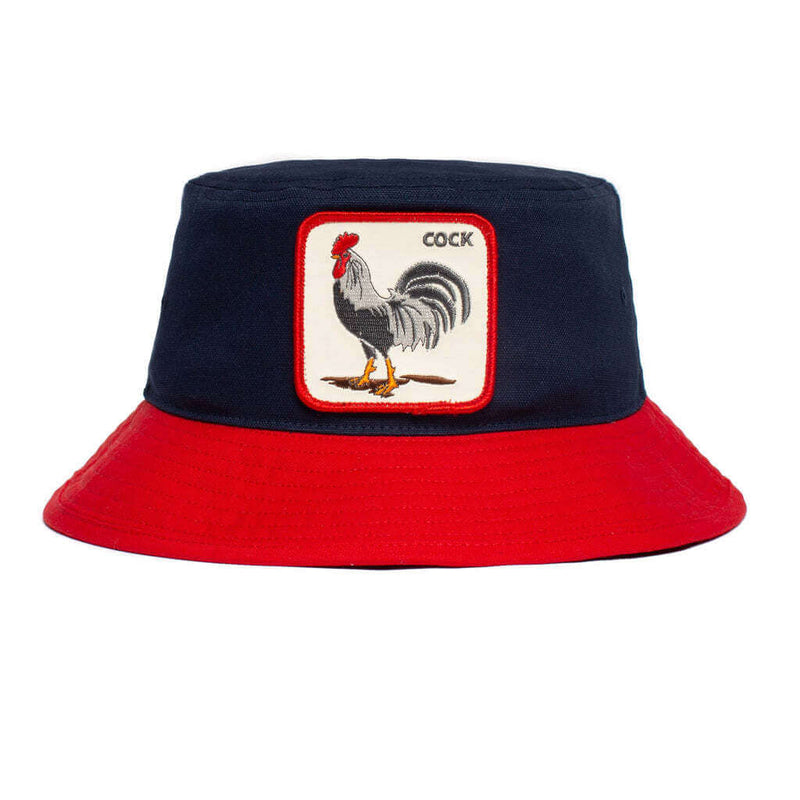 Load image into Gallery viewer, Goorin Brothers Mens Americana Bucket Hat 100% Cotton Animal Series - Navy

