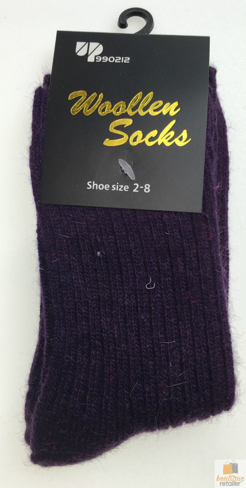 Load image into Gallery viewer, 2 Pairs WOOL BLEND SOCKS Ladies Womens Thick Soft Work Thermal Warm Winter