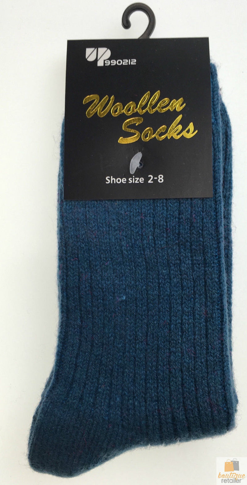 Load image into Gallery viewer, 2 Pairs WOOL BLEND SOCKS Ladies Womens Thick Soft Work Thermal Warm Winter