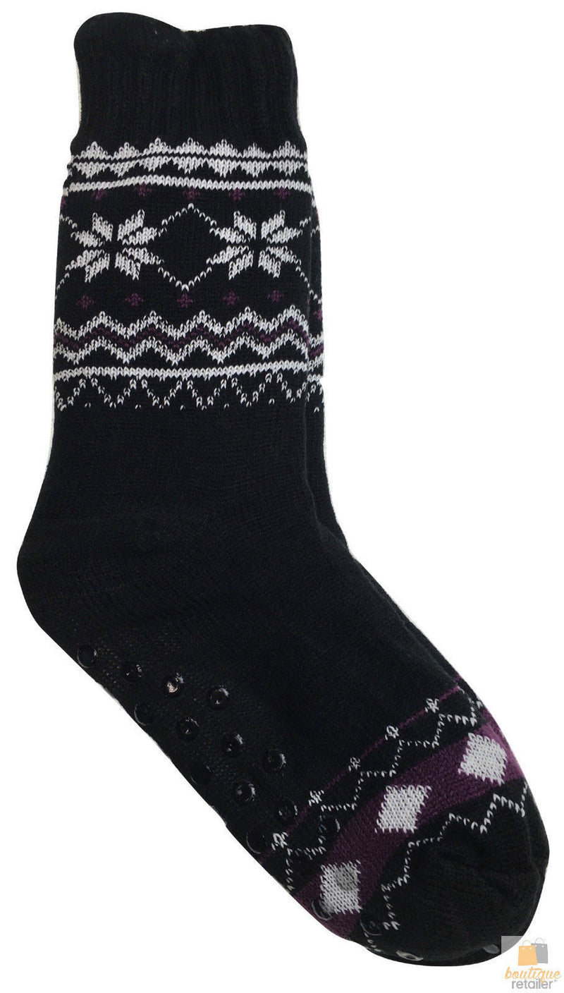 Load image into Gallery viewer, 3 Pairs Mens Non Slip Thick Fur Warm Winter Bed Socks Thermal Warm Cushion BULK