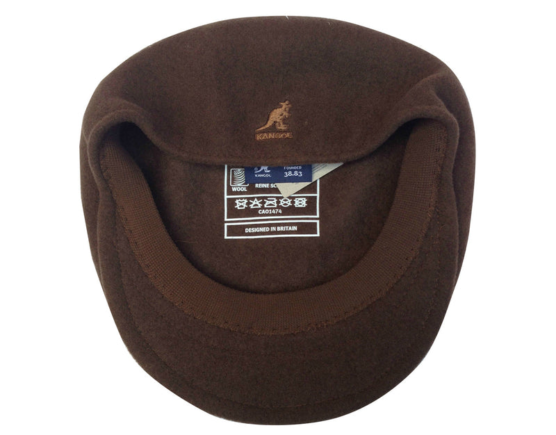 Load image into Gallery viewer, KANGOL 504 Wool Ivy Cap Mens Warm Winter Flat Classic Hat - Tobacco Brown