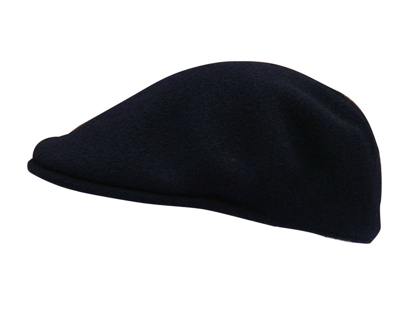 Load image into Gallery viewer, KANGOL 504 Wool Ivy Cap Mens Warm Winter Flat Classic Hat - Dark Blue (Navy)