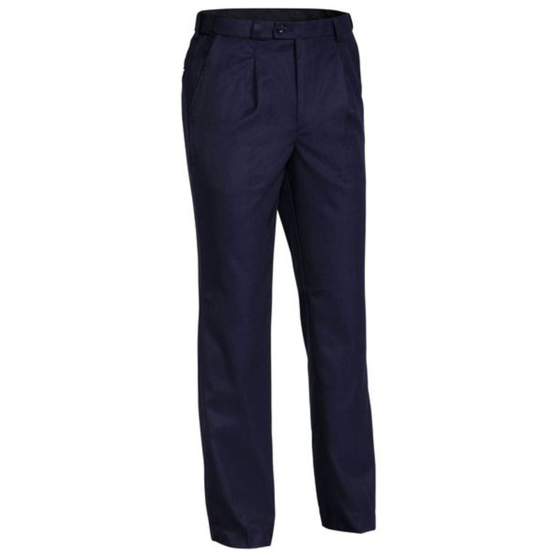 Load image into Gallery viewer, Mens Permanent Press Trousers Pants - Navy