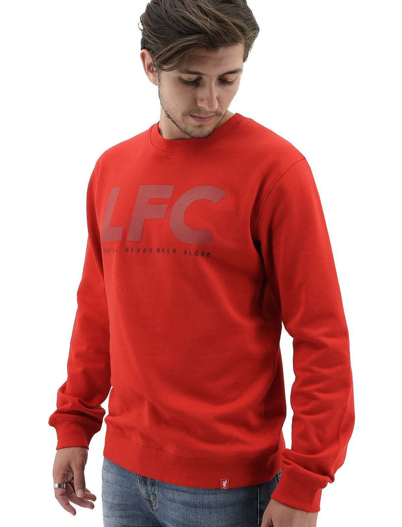 Load image into Gallery viewer, Liverpool FC Mens Crew Jumper Sweatshirt Winter Warm Soccer Football LFC - Red