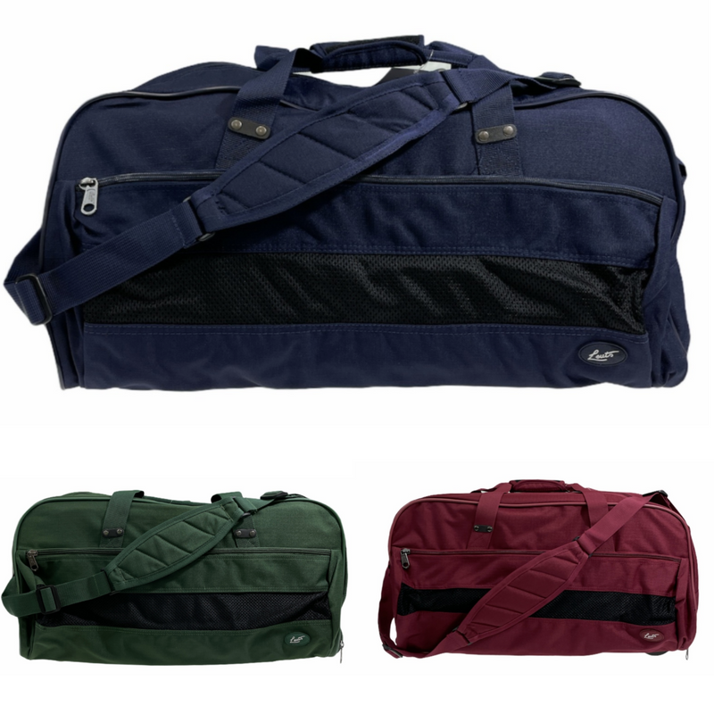 Load image into Gallery viewer, 45L Foldable Jumbo Duffel Bag Gym Sports Luggage Travel Foldaway School Bags