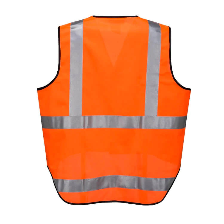 Load image into Gallery viewer, 3x HUSKI Hi Vis Patrol Vest 3M Tape Safety Workwear High Visibility Bulk - Orange