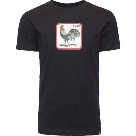 Goorin Bros The Animal Farm T Shirt Rooster - Made in Portugal - Black