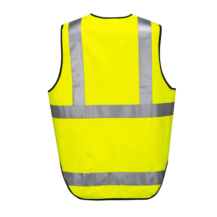 Load image into Gallery viewer, 3x HUSKI Hi Vis Patrol Vest 3M Tape Safety Workwear High Visibility Bulk - Yellow