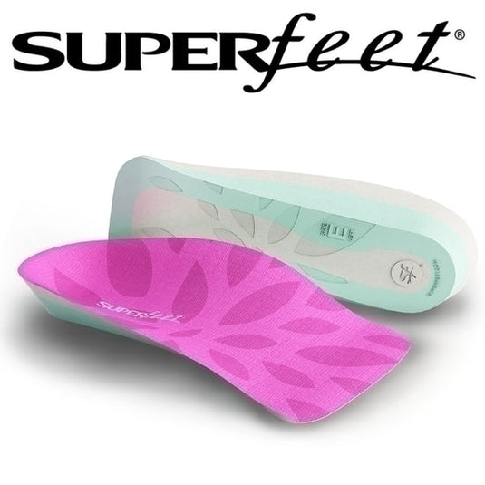 Womens Superfeet Me High Heel 3/4 Length Insoles Inserts Orthotics Arch Support Cushion