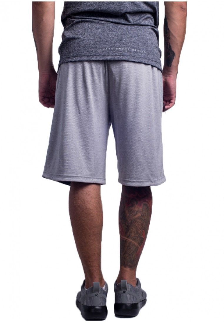Load image into Gallery viewer, Lotto Mens Bryan V Bermuda PL Sports Training Shorts - Grey