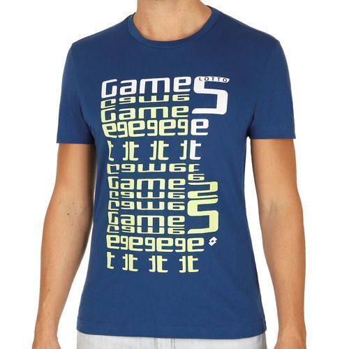 Load image into Gallery viewer, Lotto Mens L73 Tee Shirt Sports Soccer Tennis Training - Blue/Green